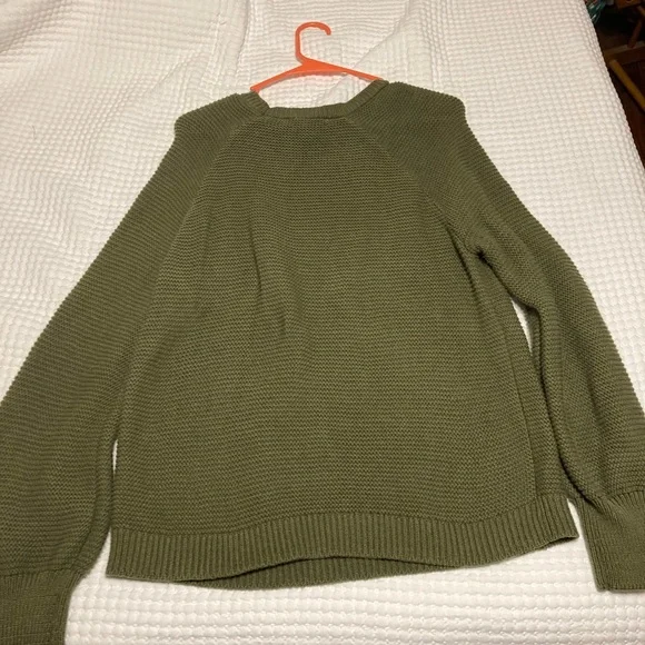 C&C California Olive Crew Neck Sweater - Picture 2 of 3